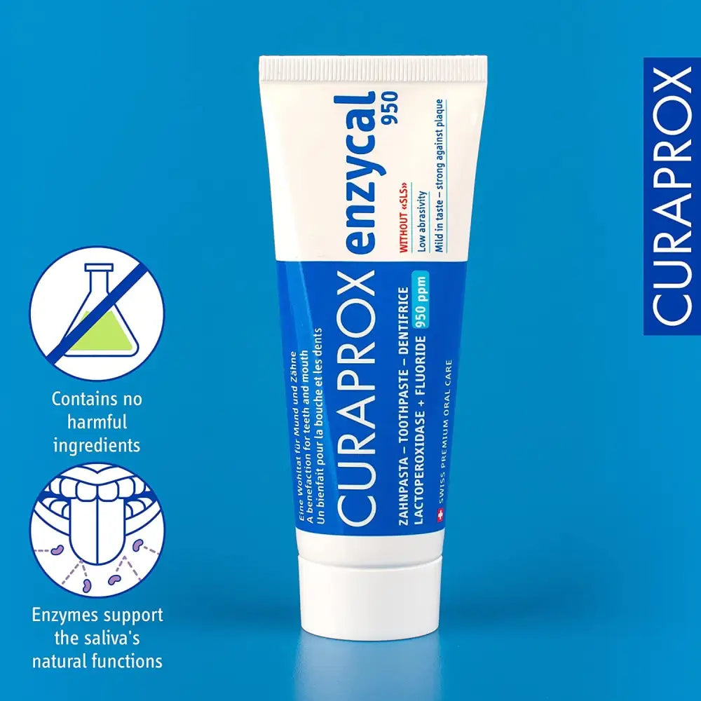 Curaprox Enzycal 950 PPM 75ml Toothpaste
